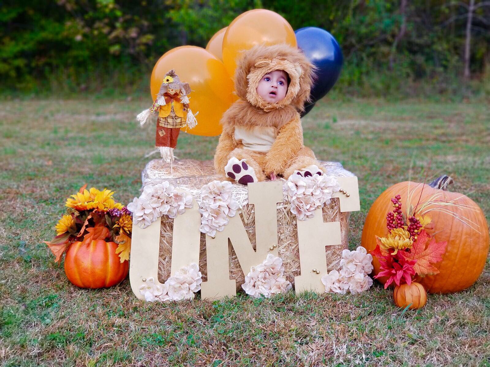 Rayyan on his first birthday