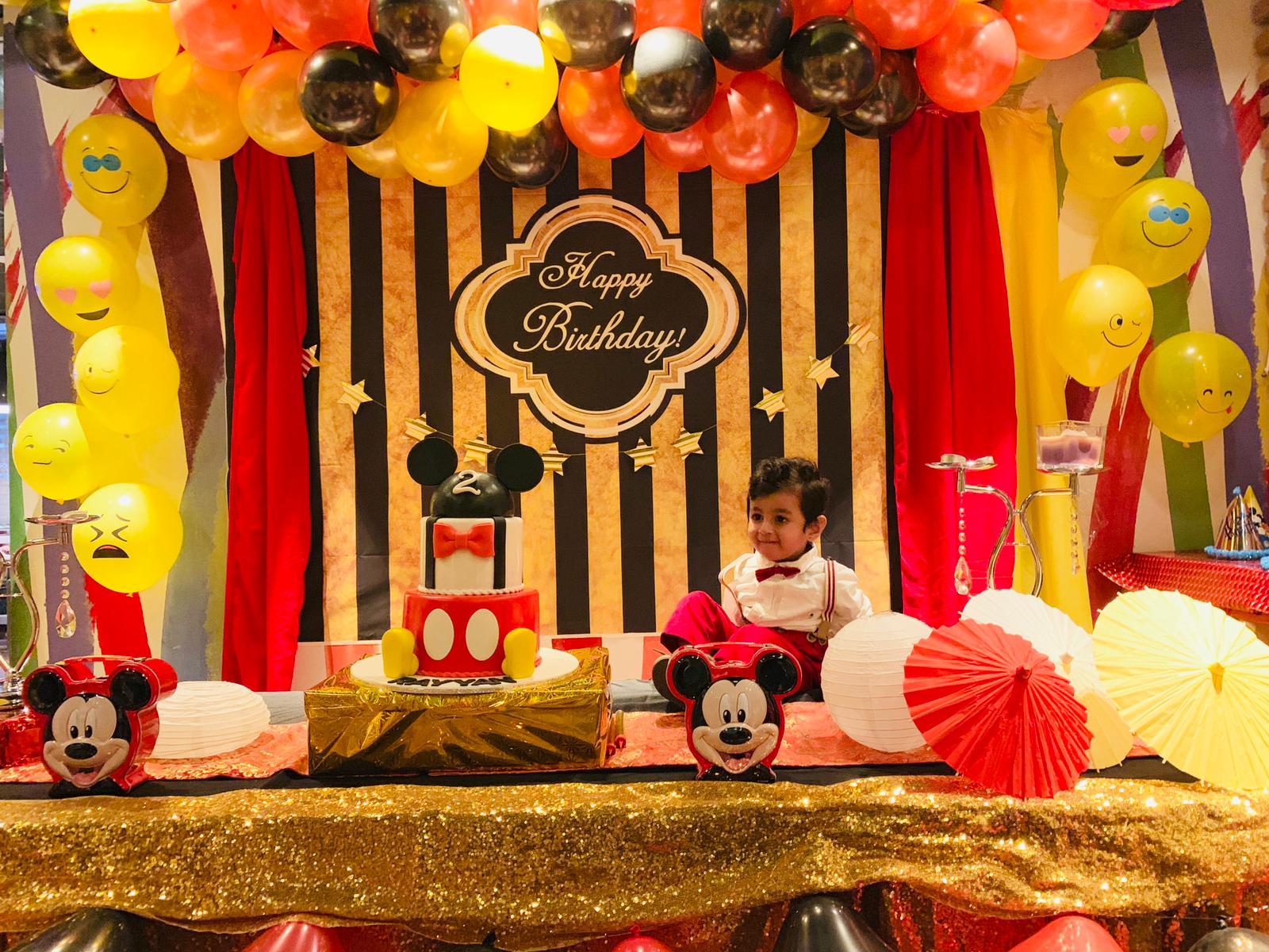 Rayyan on his second birthday